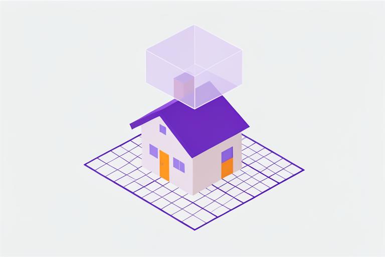 Architectural model of a house